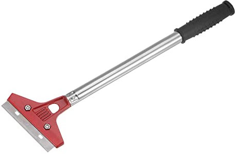 sourcing map 16 Piso Rascador Fortalecimiento Aleación Cabeza Piso Herramienta Remoción con Cubierta para Ventana Pintura Vidrio Pared