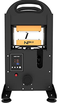 Nectar NP10 - Rosin Press Kit | 2 Year Warranty | 10 Ton Hydraulic Rosin Press with LCD Display and Timer
