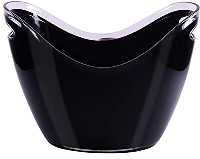 BTZHY Seau à Glace, Seau à Champagne Glaçons,Seau à Glace,Seaux à Glace de Fête Grand Seau à Boissons Jus Boissons Seau 8L Seau à Glace en Cristal Ensemble de Bar Champagne Seau à Vin Cristal Gran