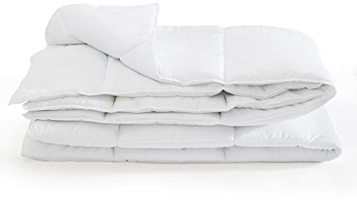 Mister Sandman Bettdecke 160x220 cm Sommerbettdecke Ökotex 100 Mikrofaser Waschbar weißer Bettdecke