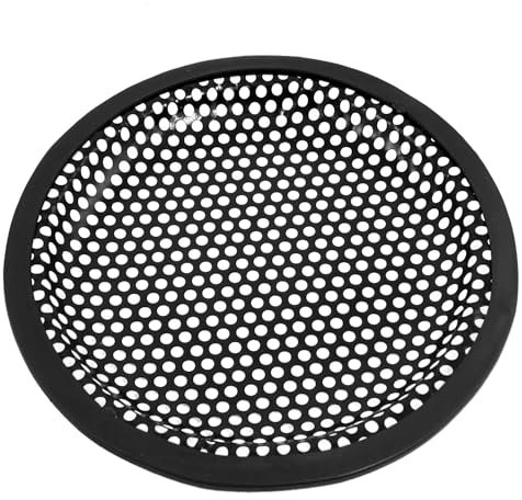 MACHSWON Grille de protection universelle en métal pour haut-parleur for Audio de voiture de 6 pouces, noir