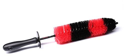 SUPVOX Cepillo De Limpieza De Ruedas para Coche y Moto Cepillo De Cerdas Largas De Multiusos para Llantas Rines y Puntas De Escape para Limpiar Llantas