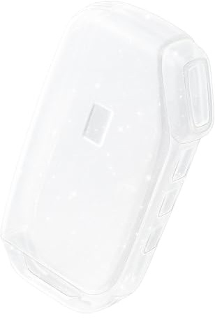 OFF WE GO TPU Protector for Kia Key Fob Cover and Kia Ceed Cerato Forte NIRO Seltos Sorento Soul Sportage Telluride Smart Keyless Remote Key Case, Transparent White