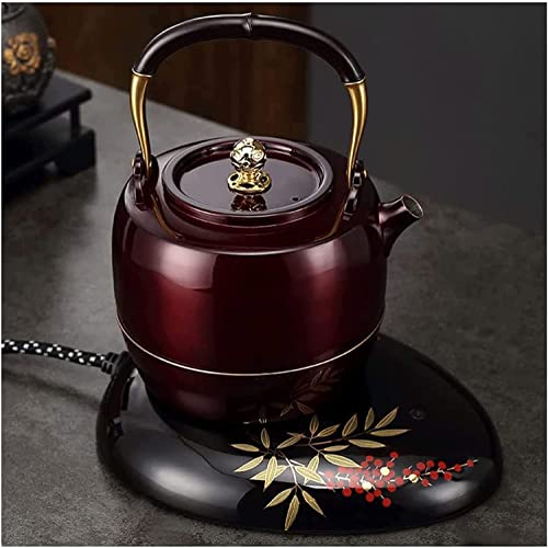 WAGLOS Electric Kettle Electric Kettle 700ML/23.7OZ Chinese Vintage Electric Tea Kettle with Auto Shut-Off Hot Water Boiler Easy Pour Electric Teapot Easy-to-use