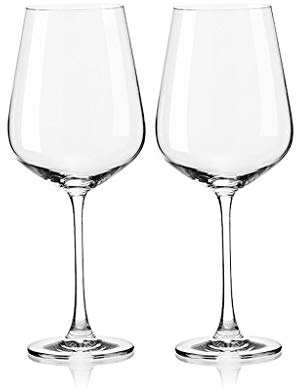 GLigeT Champagnerkelche Kristallglas, Weinglas, 2-teiliges Set, Rotweinglas, Kristallglas, Champagnerglas, Exquisite Doppelgläser, 650 ml Schaumweingläser