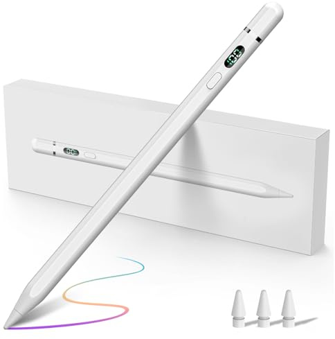 KOKABI Pencil 1. Generation für iPad - Stylus Stift Mit USB C Aufladung, Palm Rejection & Tilt Sensitivity - Kompatibel Mit iPad 6-10 Gen, Pro 11/12.9, Air 3/4/5, Mini 5/6
