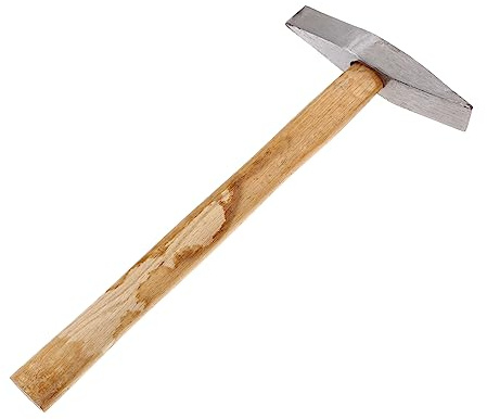 Schweißhammer mit Holzgriff aus Stahl, Schwarz, 1 Stück | Heim und Autoreparatur, Vielseitig und Leicht, zum Schweißen, Entrosten und Demontieren