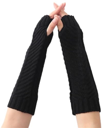 SLEDEZ Warmer Strick-Armwärmer Warme Handschuhe for Männer und Frauen, gestrickte Strickarmbezüge (Color : Colour 4, Size : Free size)