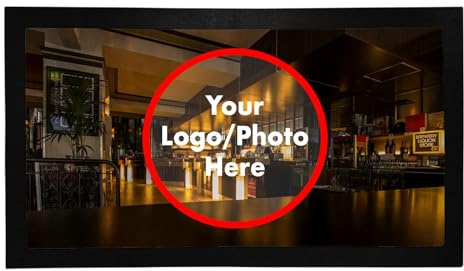 Bang Tidy Clothing Custom Photo Or Logo Bar Runner Home Bar Accessories, Birthday Party Stag Party Personalised Beer Spill Mat Bar Décor