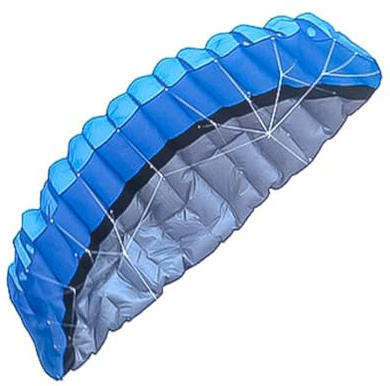 Sarini Cerf-Volant de Paraffine extérieur passionnant de 2,5 m – Cerf-Volant de Plage en Parachute à Double Ligne pour des Aventures Volantes passionnantes