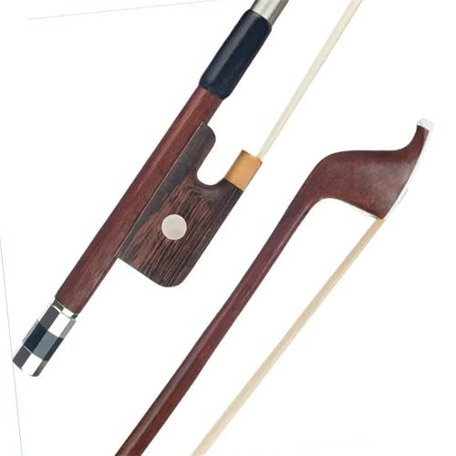 Geigenbogen Kontrabassbogen Im Französischen Stil Kontrabassbogen Aus Brasilholz Runder Stabbogen Für Anfänger Größe 1/8 1/4 1/2 3/4 4/4(1/4)