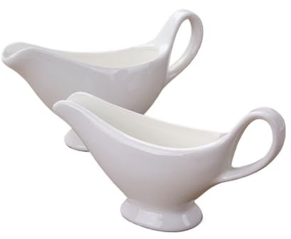Saucières Saucière en porcelaine blanche Saucière en porcelaine noire Comprend 2 saucières, 2 capacités : 80 ml/130 ml Pot à lait