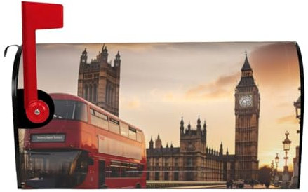 Magnetische Briefkastenabdeckung, England-Symbole, Weihnachtsdekoration, Standard- und große Größen