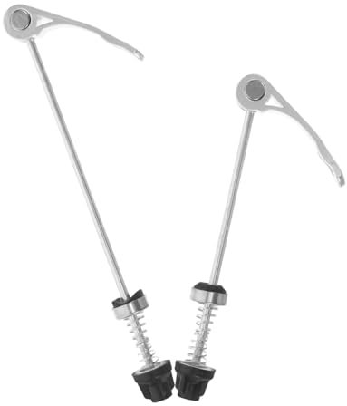 TOKIDNY 2pcs Quick Release Bicycle Wheel Hub Axle Levers Skewers for Road Mountain Biking Lightweight Robust Design
