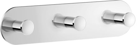 SMEDBO DOT Serie Dreifachhaken verchromt selbstklebend Länge 195 mm