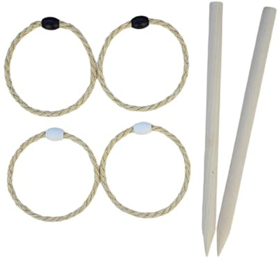 Fenteer Ringwurfspiel für und Erwachsene, Hinterhofspielzeug, Kindergeschenk, Outdoor-Hofwurfspiel für Park, Spielplatz, Garten, Picknick, Karneval