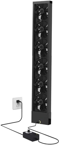 Ventola di scarico per finestre, design retrattile 2800 giri/min, velocità regolabile, volume d'aria 98 CFM per finestre scorrevoli, ideale per cucina, camera da letto e bagno
