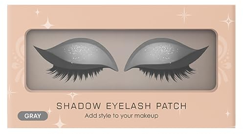 Autocollants à Paupières Patchs Cosmétiques 2-en-1 pour le Regard | Patch Yeux Longue Tenue Avec Effet De Cils Pour Concert Cosplay Fête Femmes Filles Festival Mariage Costume