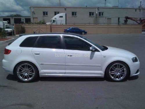 Audi A3 8PA da 2003 Sportback Minigonne Laterali S LINE SPOILER