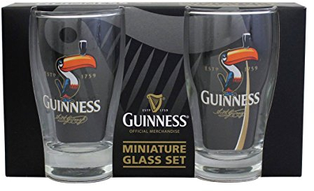 Guinness® - Vaso de pinta mini tucán (2 unidades)