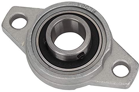 Silber Zinklegierung Flanschlager Lager 20mm Innendurchmesser