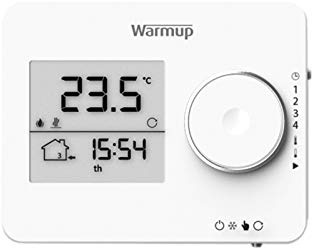 Raumthermostat Weiß Temperaturregler f. elektrische Fussbodenheizung Fernfühler