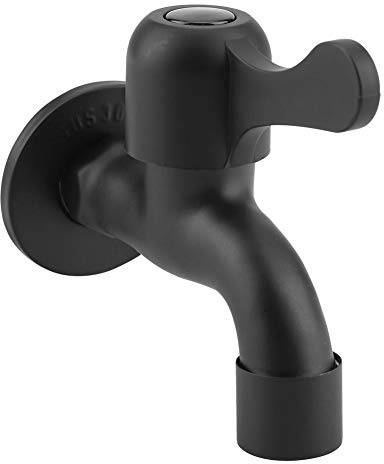 Wasserhahn Wasserfilter Wasserhahn Wasserspender Edelstahl Wandhalterung Waschmaschine Wäsche Bad Kaltwasserhahn für Garten Bad Becken Spüle Haushalt und Industrie (Wischbecken)