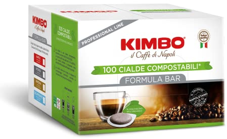 Kimbo Dosettes compostables décaféiné - 100 dosettes