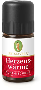 PRIMAVERA Duftmischung Herzenswärme 5 ml - Rose, Vanille und Sandelholz - Aromaöl, Duftöl, ätherisches Öl Aromatherapie - harmonisierend - vegan