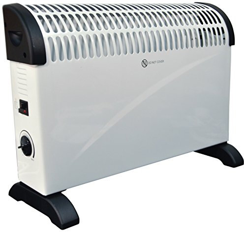 Free Standing 2kW Home & Office Convector Radiator Heater in White
