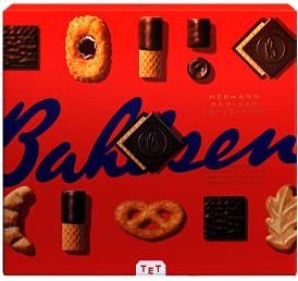 Bahlsen, Hermann Bahlsen Collection, Confezione di Dolci e Biscotti al Cioccolato, Pasticceria Selezionata, Senza Coloranti e Conservanti, 454 g
