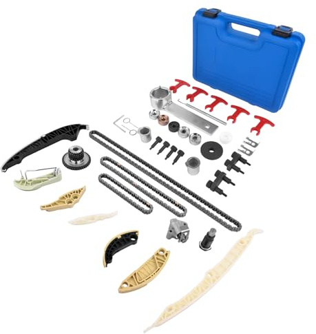GELUOXI Timing Chain Kit w/Tool Replacement for 2014-2018 VW Jetta Golf Passat Beetle Audi A4 A6 TT 1.8 2.0 TFSI/TSI T10355, 06K109158AA, 06H105209AT, 06H109467AF, 06K109467K