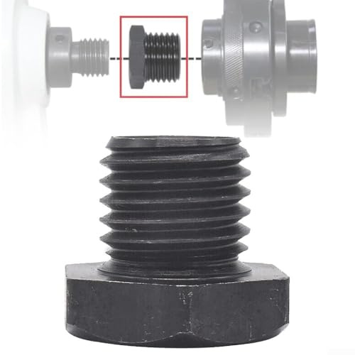Wood Lathe Chuck Adapter, Woodworking M18X2 5 to 18TPI Lathe Headstock Spindle Adapter, Well Balanced for Effective Turning