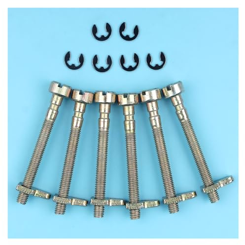 6pcs Chain Tensioner Adjuster Screw Kit for Husqvarna 36 41 136 137 141 142 235 240 E Chainsaw Replacement Spare Parts