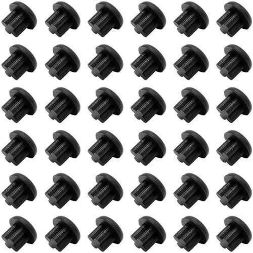 30 Pcs 3.5mm Rubber Dust Plug,Anti-Dust Cover Protector Headphone Jack Dust Plug Dust Cap for Mobile Phone Laptop Desktop Computer,Black
