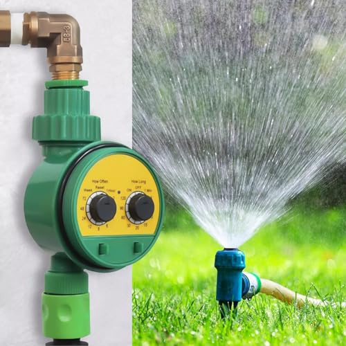 Timer regolabile per irrigazione da giardino, regolatore di irrigazione da giardino, timer manuale multifunzione impermeabile
