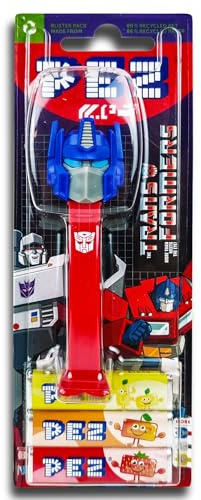 1x PEZ Spender Transformer inkl. 2 x Pez Bonbons 2 x 8,5 g Optimus