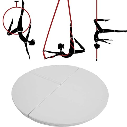Pole-Dance-Matte, Aerial Hoop Crash Mat – Rutschfeste, dicke Schutzmatte für Yoga, Pole Dance & Fitnessstudio – 120 cm x 3 cm (47 x 1,2) – Ideal für Heimfitness und Sicherheit an der Stang