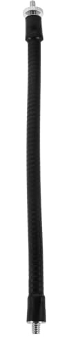 LIGIGWASH Metall Mikrofonhalter Verlängerungsstange M5 zu 1/4 Zoll Gewinde Flexible 25cm Tischmikrofonstange Tragbar für Aufnahme und Live Streaming
