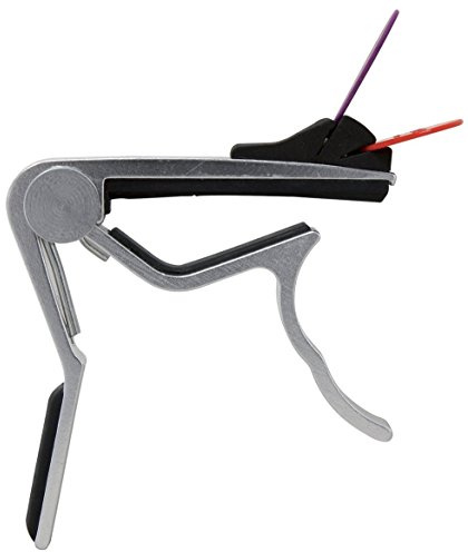 GEWA 530398 D-Style Kapodaster für Akustik/Westerngitarre aluminium poliert