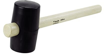 Maillet en caoutchouc noir 64mm