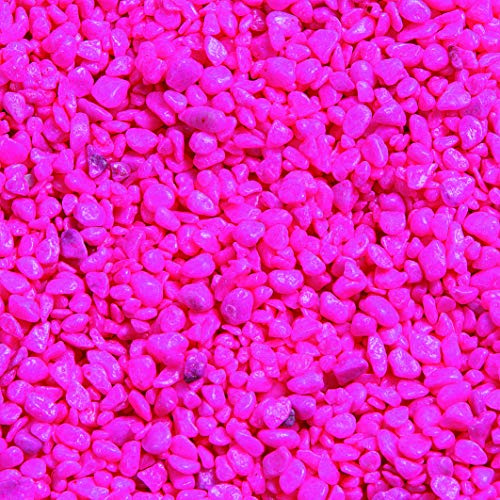 Flamingo 400430 Kies neon rosa, 1 kg