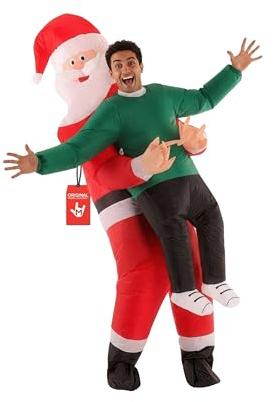 Morph Costume Babbo Natale Gonfiabile, Vestito Babbo Natale Gonfiabile