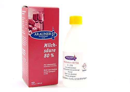 Milchsäure 80% 104 ml (125g) - VINA - zur Most und Wein