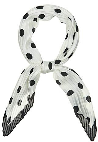 sourcing map Damen 50er Jahre Rhombus Taschentuch Bandana Stirnbänder Plissee Polka Dots Halstuch Kopftuch