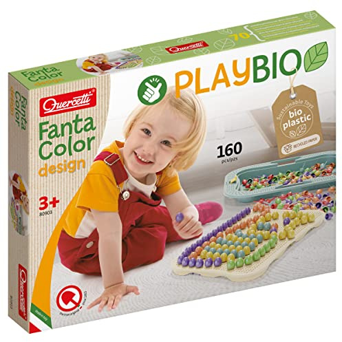 Quercetti - 80903 FantaColor Design Play Bio; Steckspiel