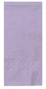 MANK Serviette in LILA aus 3-lagigem Tissue, 33 x 33cm, 1/8 Falz, saugstarke Einmalserviette, 100 Stück, Ideal für Gastronomie, Hochzeiten & Events