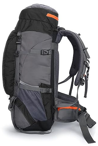 Vandringsryggsäck, 65L (Svart)