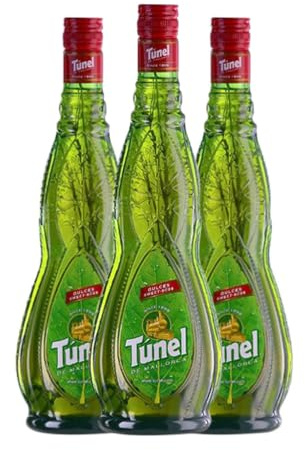 Digestivo Antonio Nadal Tunel Hierbas Dulce Botella Misil 1 L (Caja de 3 Botella Misil de 1 L)