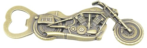 ulafbwur Retro Motorrad Flaschenöffner Kreative Imitation Zinklegierung Bier für Geburtstag Weihnachten Festival Antik Bronze